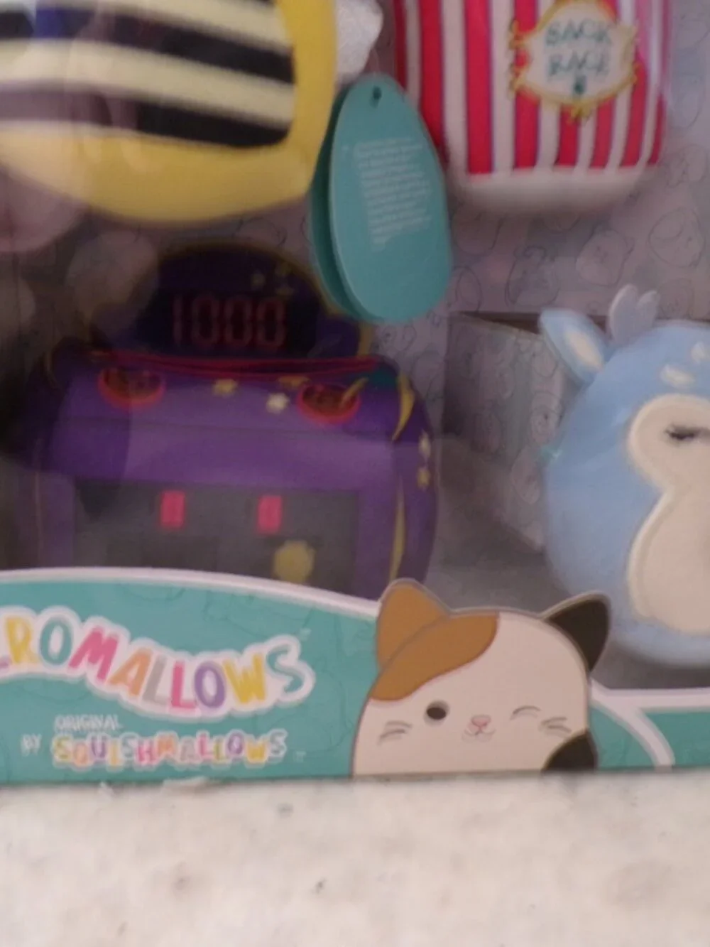 Micromallows Squishmallows Original 2 Micromallows Arcade Game Sack Race New